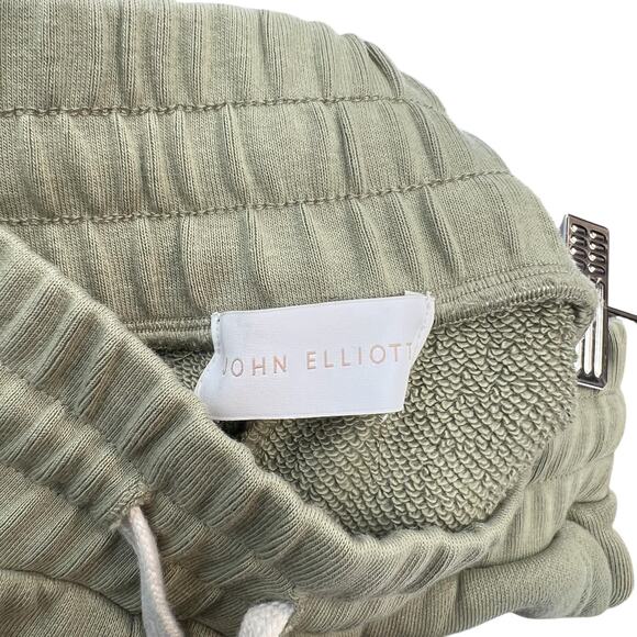 John Elliott LA Jogger Sweatpants Cotton‎ Brush Drawstring Green Size 1 Small - Picture 11 of 15